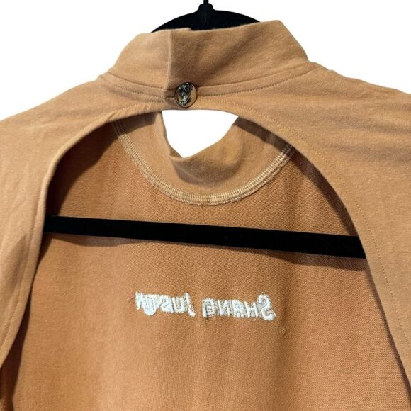 Revolve Shane Justin Nude Brown Tan Backless Cutout Maxi Bodycon Dress - Picture 11 of 11